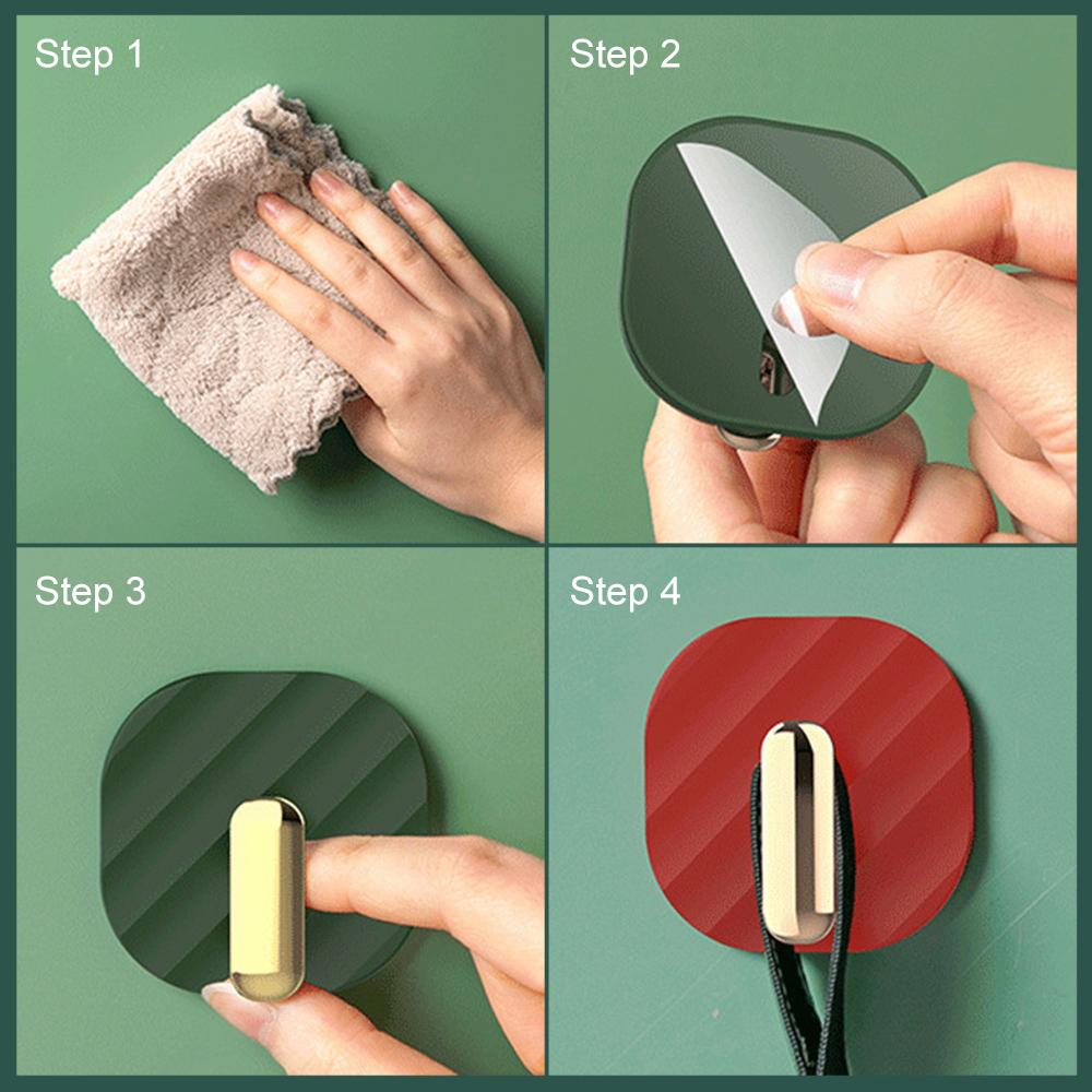 Self-adhesive Key Hook Wooden Innovative Entrance Wall Exquisite Decoration