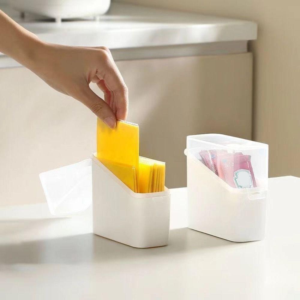 2Pcs Leakproof Coffee Tea Bag Storage Box Plastic Food Storage Container Cheese Keeper Dormitory