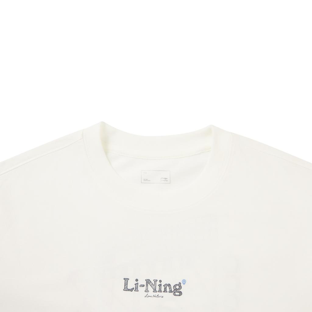 Li-Ning Casual Comfortable Color Block Short Sleeve T-Shirt Unisex Tops AHSW643-4