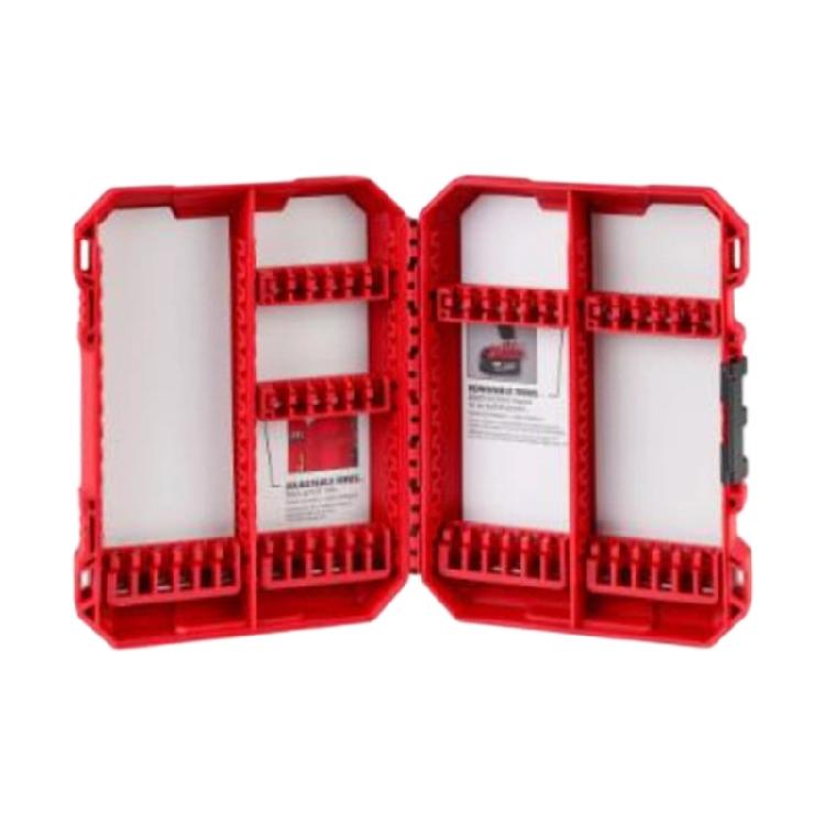 Drill Bit Storage Case Portable Drill Bit Case Water Resistant Detachable Holder Storage Heavy Duty Plastic Bit Storage