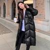 Winter New Hooded Down Cotton-padded Clothes Women's Medium and Long Loose Cotton-padded Jackets
