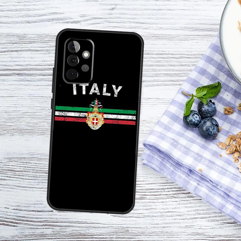 Italy Flag Case For Samsung Galaxy A53 A33 A13 A12 A32 A52 A14 A34 A54 A15 A25 A35 A55 A51 A71 Cover