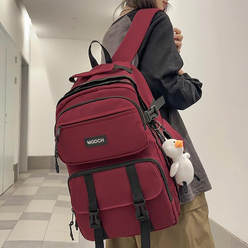School Bag College Student Girl High School Student Multi Pocket Boys Backpack Junior High School Student Elementary School Student Backpack