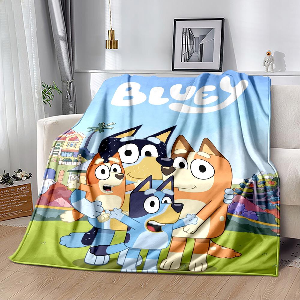 Bluey's Festive Friends Blanket Warmthful Decor Suitable for Sofa Chair Office Chair for All Occasions Modern Gift for Travel Home Birthdays