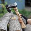 NEW Hand-forged Outdoor Portable Camping T Actics Hand-axe Chopping Firewood Woodworking Mountain Axe Cutting