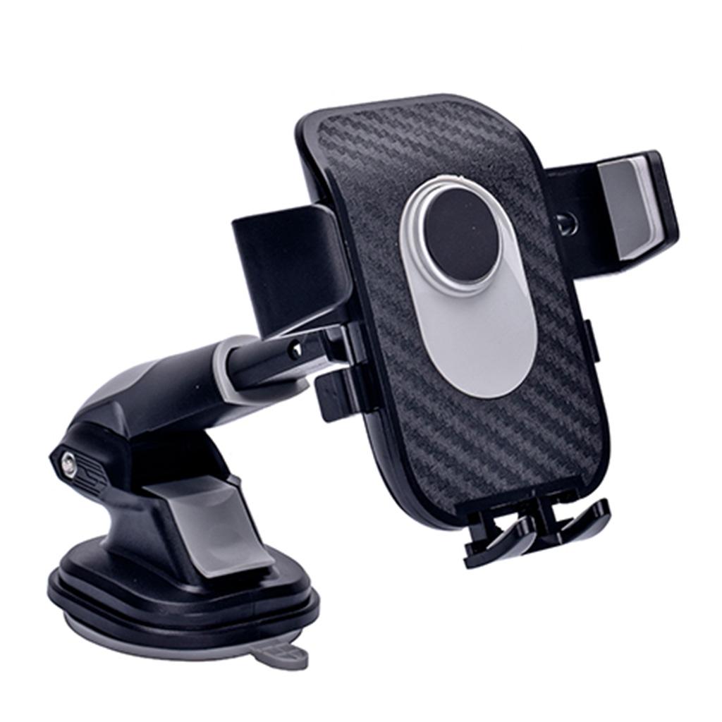 Car Dashboard Windshield Telescopic Long Arm Mobile Phone Holder Rotatable Suction Cup Bracket