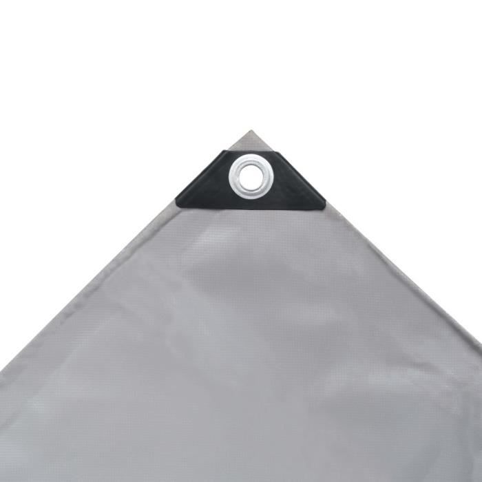 VidaXL Tarp 650 G / M² 4 X 6 M Grey