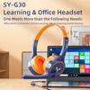 Lightweight Sy-g30 Universal Stereo Headset High-performance Noise Cancelling Ergonomic Design 3.5MM