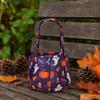 Baizihuahu Halloween Candy Bucket for Kids, Non-Woven Trick or Treat Tote Basket, Pumpkin Ghost Snack Holder with Handle Party Favors