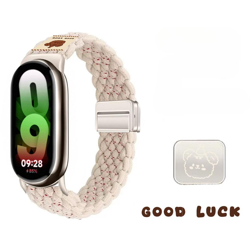 Nylon Strap for Xiaomi Mi Band 10/9/8 High Quality Breathable Sports Adjustable Wristband for Mi Band 10 9 NFC Replace Watchband