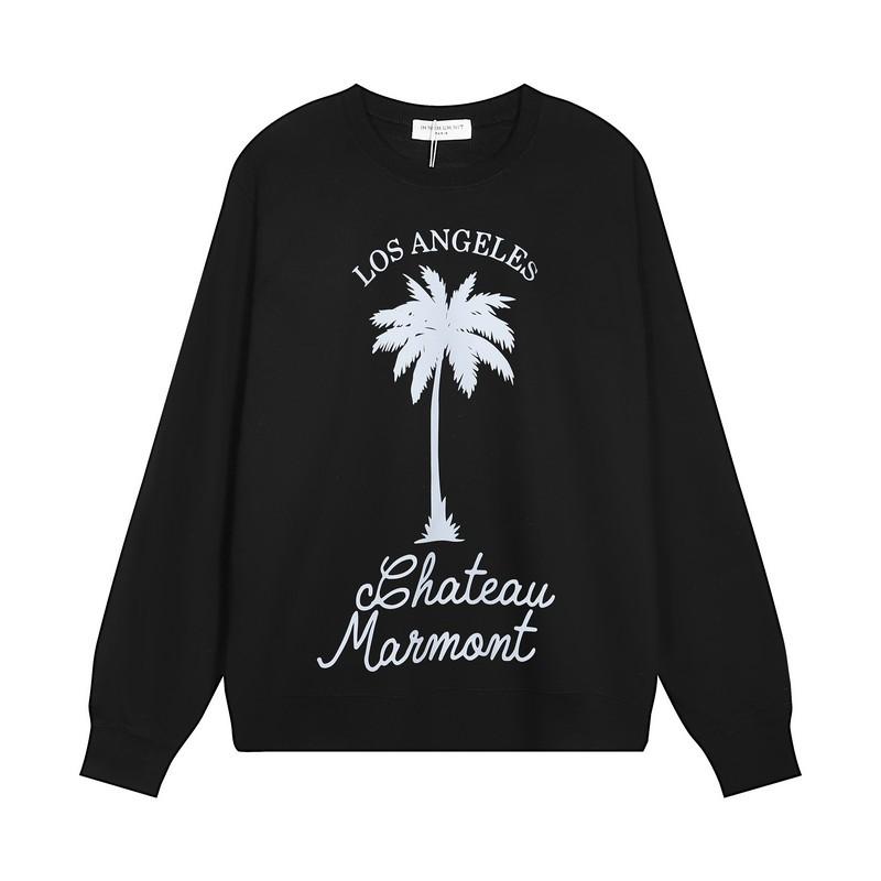 New Ih Nom Uh Nit Printed Loose Long Sleeve Crew Neck Sweater Trendy Brand Men's and Women's Same Style