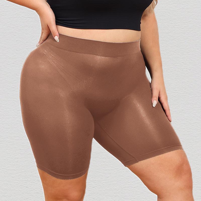 European & American High-Waisted Tummy Control Multi-Color Anti-Slip Body Shaping Shorts for Women - Plus Size Crotch-Hugging Briefs