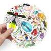 50pcs Animal Insect Stickers for Luggage, Laptops & Cars - Trendy Graffiti Design