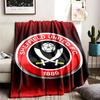 Sheffield United Football Club Theme Blanket Suitable For The Sofa Camping And Travel Made Of Soft Flannel Material An Ideal Gift For Occasions Such A