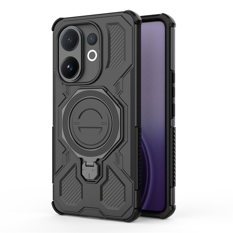 Magnetic Wireless Charge Cover For Vivo V60 5G Phone Holder Armor PC Back Case For Vivo V60 Cover For Vivo V60 Case 6.77 Inch
