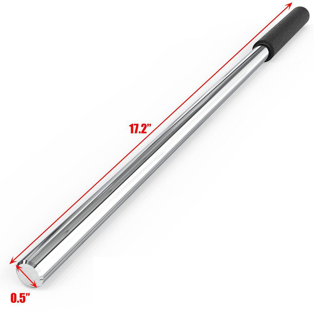 2PCS 1/2 Inch * 17.2 Inches Garage Door Torsion Spring Reel Anti-Slip Handle Torsion Spring Winding Bars