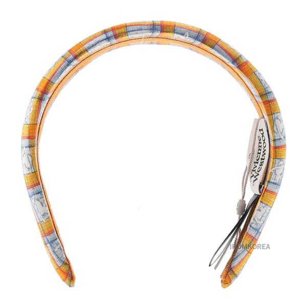 Vivienne Westwood Orb Logo Embroidered Hair Band W0167 E401