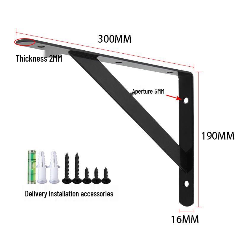 Compact Triangular Wall-Mounted Storage Shelf for Microwave Ovens