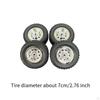 4x RC Wheels and Tires Set Replacement Part Lightweight Easy to Install Crawler Car for