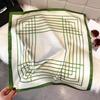 Fashion Square Fashion Foreign Style Small Silk Scarf Women'S Headband Decorative Scarf Dual-Purpose Small Square Scarf New Scarf