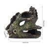 Aquarium Hollow Log Decor Multifunction Resin Fish Hiding Cave Non-toxic Aquarium Decoration for Fish Tank Aquarium Accessories