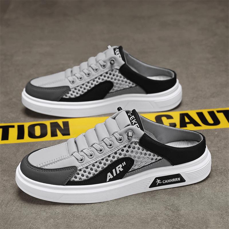 

Эластичная лента с одной педалью, с плоским дном, повседневная спортивная мужская обувь с крупной сеткой, дышащая, полускользящая, мужская обувь для сноуборда 44