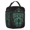 The Call Of Cthulhu Thermal Insulated Lunch Bags Lovecraft  Cat Resuable Lunch Container for School Storage Food Box