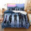 Admire 3D Tokyo Ghoul Cartoon Duvet Cover Set HD Comforter Cover for Kids Bedding Sets Bedclothes Bedroom Decor