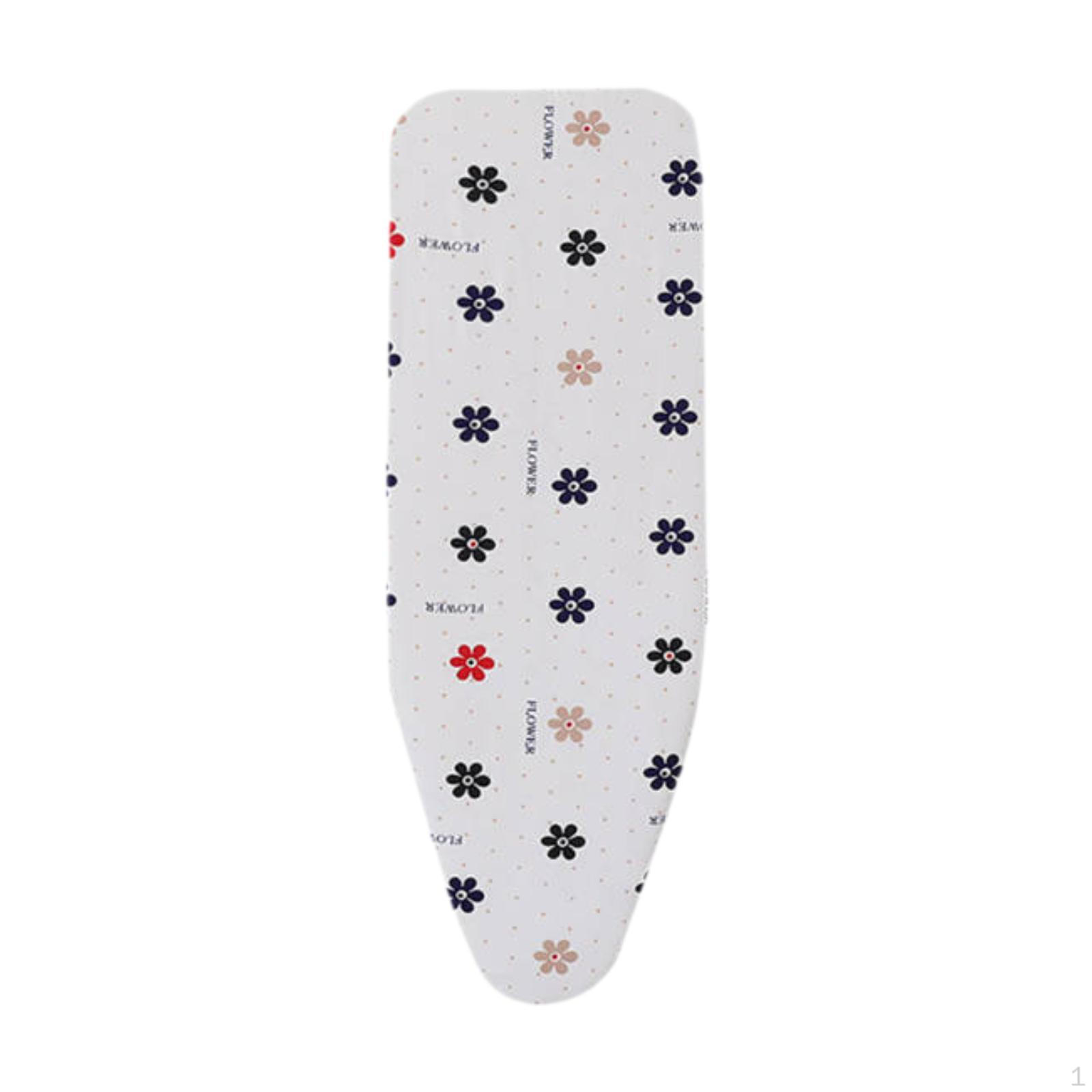 

Чехол для гладильной доски с цветочным узором и эластичным краем для защиты от тепла S