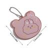 1Pc Mini Folding Mirror Hair Brush Cute Cartoon Bear Hair Comb Small Portable Kids Girl Hair Accessories Makeup Tool
