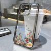 Fashion Flower Phone Case for iPhone 16 15 11 12 14 13 Pro Max Mini SE2 7 8 Plus Shockproof Transparent Silicone Shell Fundas