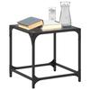 VidaXL Coffee Tables with Black Glass Top 2 Pcs 40x40x40 Cm Steel, Side Table, Living Room Table, Tea Table, End Table 845961