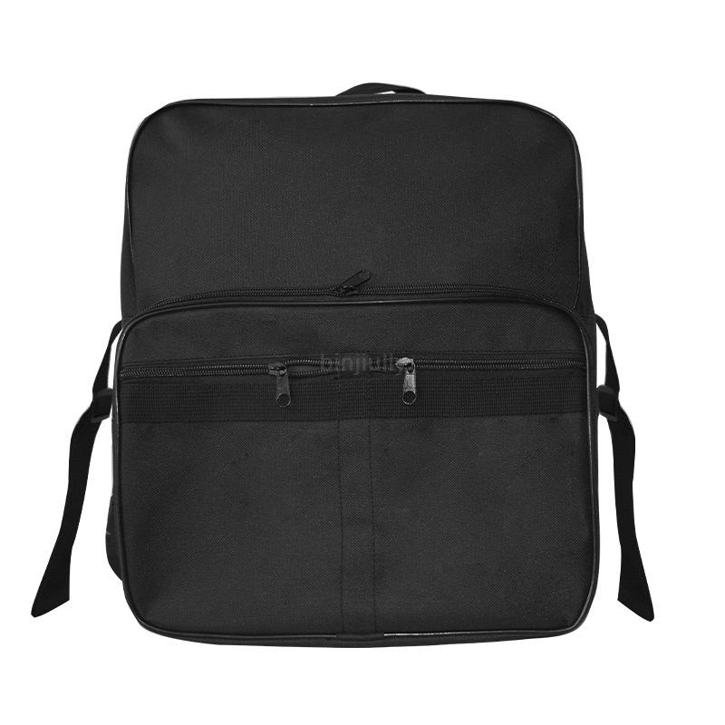 Wheelchair Bag Portable Large Capacity Waterproof Wheelchair Accessories Storage Bag Shopping Mobility Storage Handbags Black