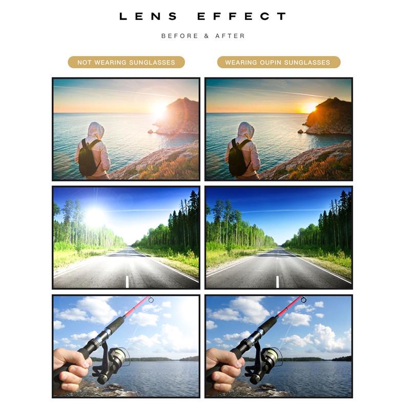 aoron Modische Beschichtung, polarisierte Sonnenbrille, klassisches Design, Outdoor-Sonnenbrille, blendfreie Brille für Männer, Geschenke