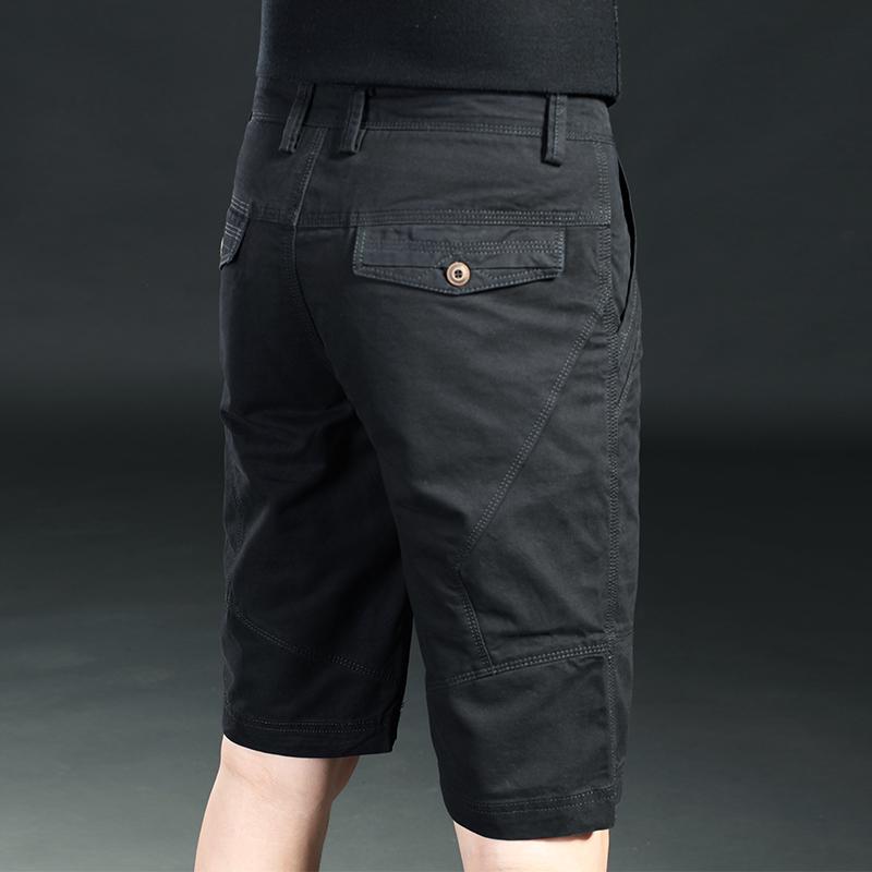 

Men s Slim Fit Elastic Casual Shorts - Mid-Length, Trendy, Versatile Workwear 38 чорний