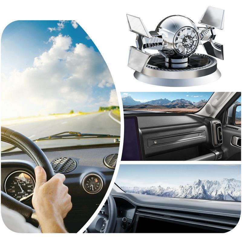 Dekorace interiéru auta Solární Mecha rotační parfémový difuzér Dekorace Car Mecha rotační osvěžovač parfémů