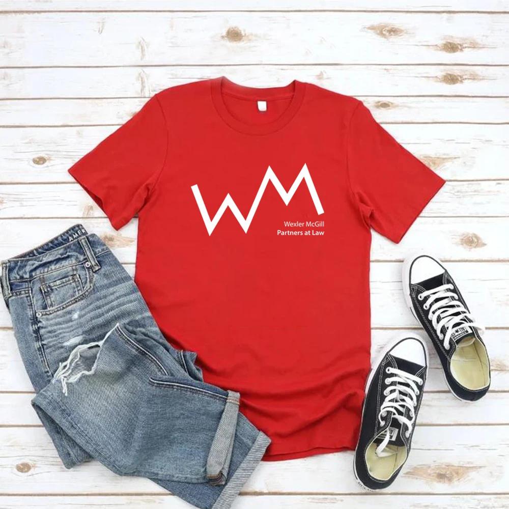 Wexler McGill T-Shirt Kim und Jimmy Partner in Crime Anwaltskanzlei T-Shirt Better Call Saul Shirt Geschenk für Saul-Fans Damen T-Shirts Top