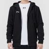 Under Armour Logo Sports Training Knit Hooded Jacket Men Jackets Black 21600305-001