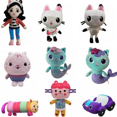Dollhouse  Plush  Toy Colored Various Types Cat Figures Soft Dolls Surprise Gifts For Kids