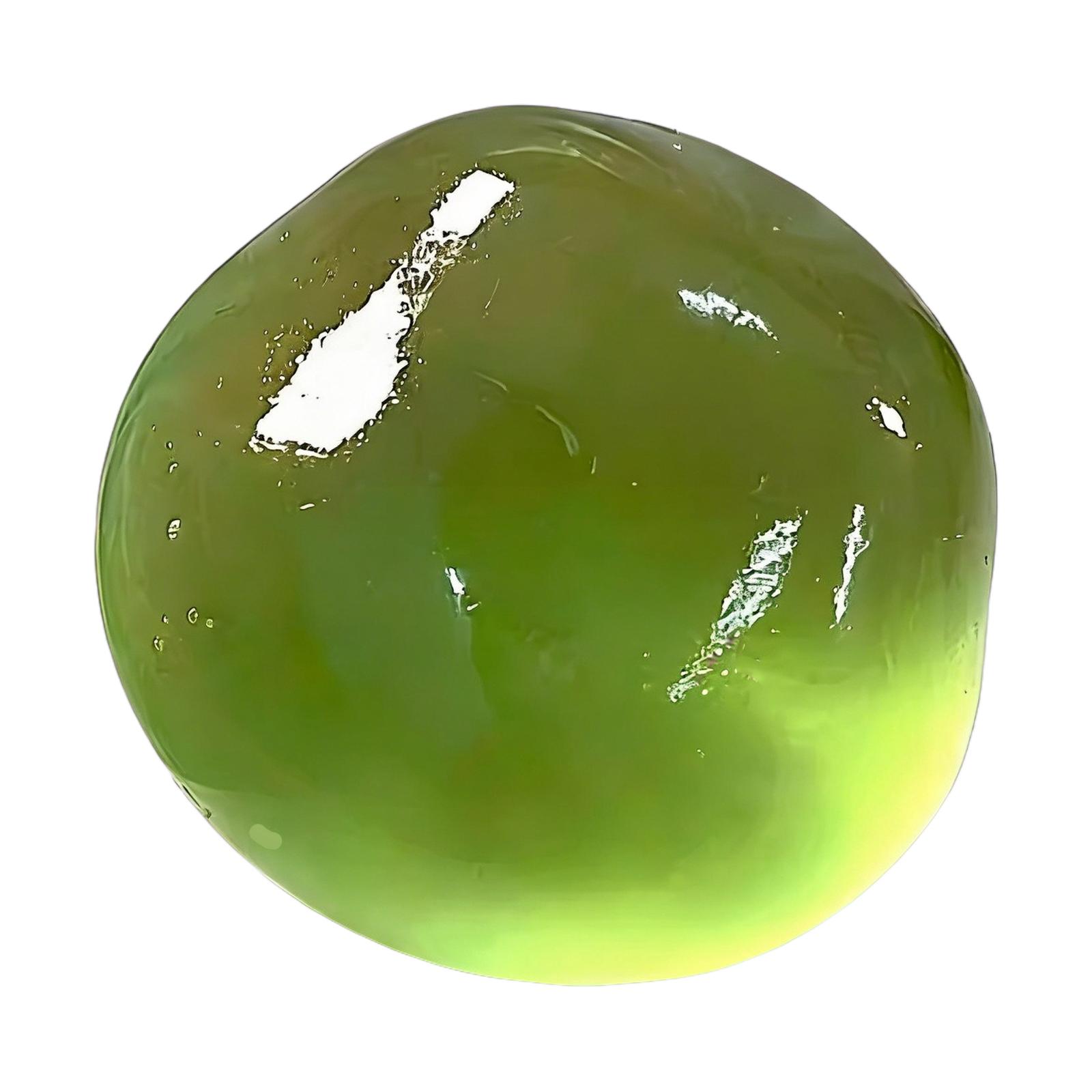 

Coconut Oil Squishies Ball Handmade Coconut Oil Ball Non-Sticky Reusable Ideal for Workplace Study Travel Parties зелений