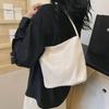 Tote Bag Embroidery Shoulder Bag Handbag Nylon Bucket Bag Portable Letter Underarm Bag  Travel