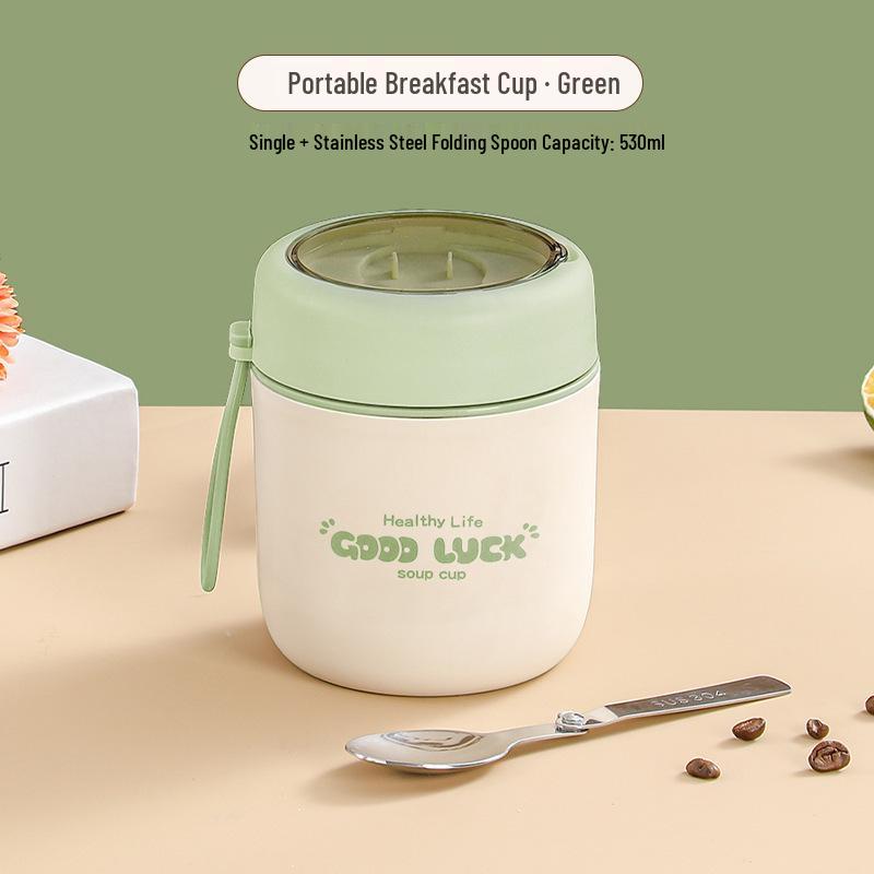 Stainless Steel Insulated Portable Lunch and Soup Container 530ml