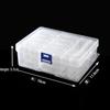 Transparent Nano Bead Storage Box for Ornaments, Nail Art, and Jewelry