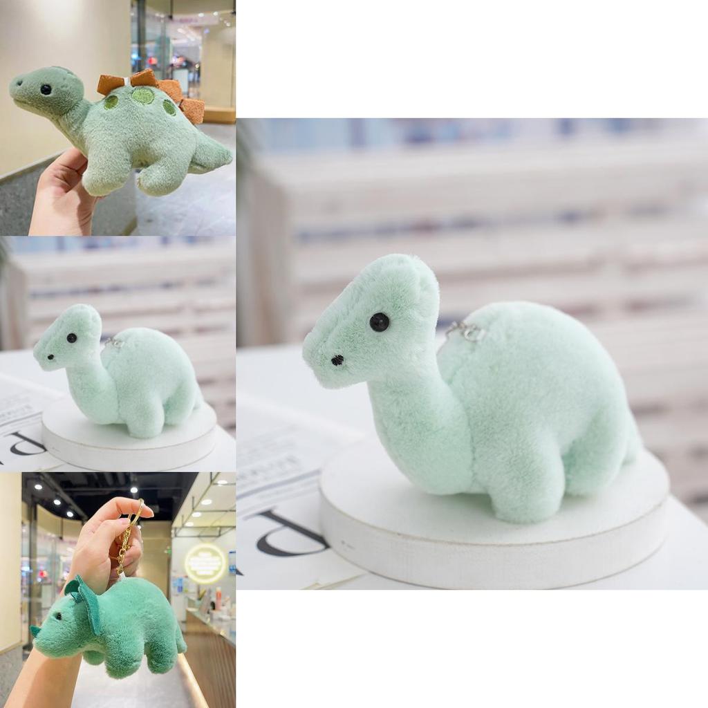 Adorable 2024 Dinosaur Plush Keychain Cute Pp Cotton Bag Car Chain Decoration
