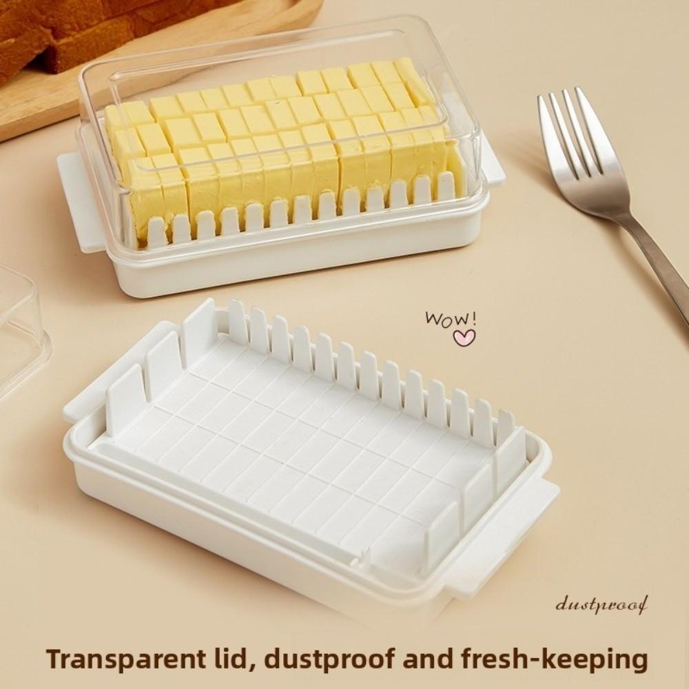 Fresh Keeping Cheese Butter Dish Rectangle Butter Container  Refrigerator