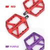 TANKE Bike Pedals Non-Slip Nylon MTB/Road Bicycle Pedals Bearing Cycling Footrest Black/Red/Gray/Orange