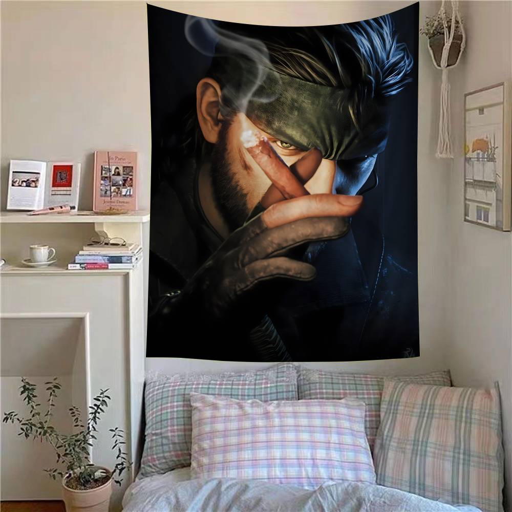 Metal Gear Solid MGS Hanging Bohemian Tapestry Bohemian Wall Tapestries Mandala Cheap Hippie Wall Hanging