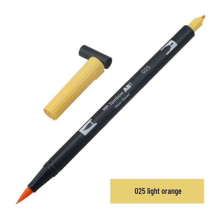 Tombow ABT Warm Color Double-Ended Watercolor Brush Pen for Students