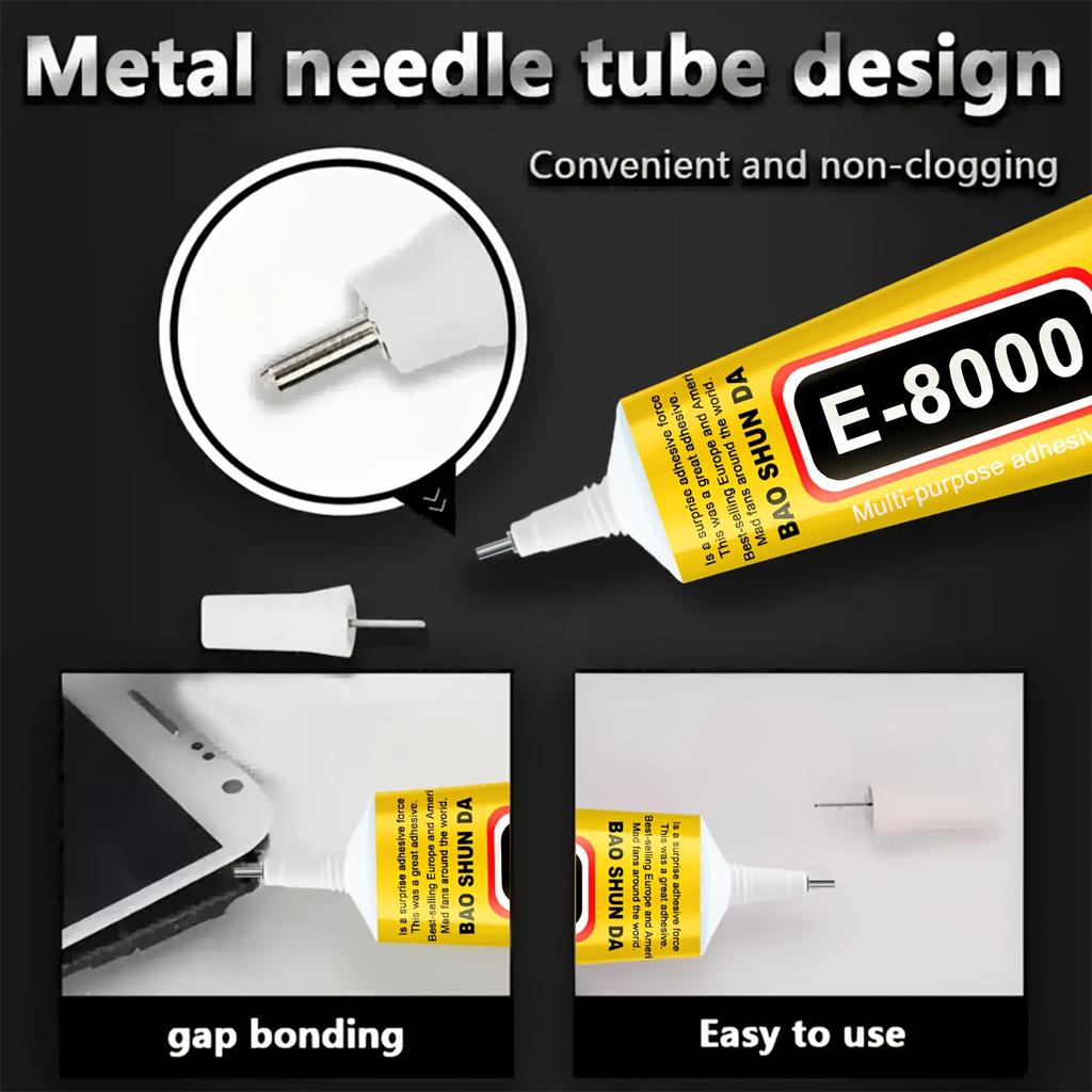 T7000+E8000 Adhesive Repair Kit Office & Home DIY Mobile Phones Jewellery Displays Footwear Waterproofing