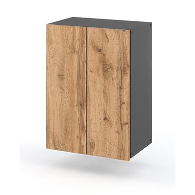 Wotan Gray Oak Wall-Hung Bathroom Cabinet 40 CM